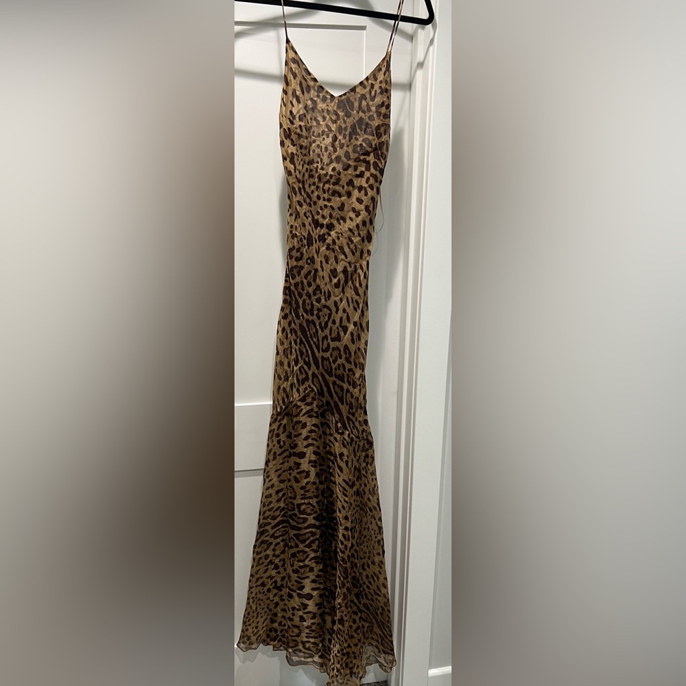 Leopard Print Maxi Dress Rat & Boa